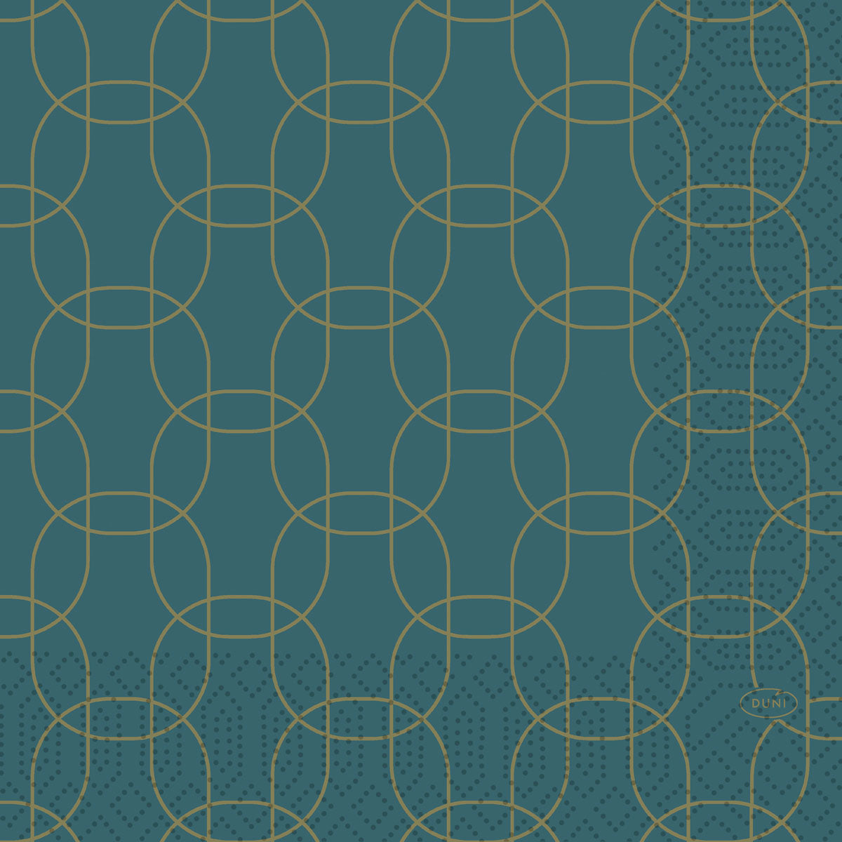 Servietten 33x33 cm, 3-lagig, Golden Deco | Packung (50 Stück)