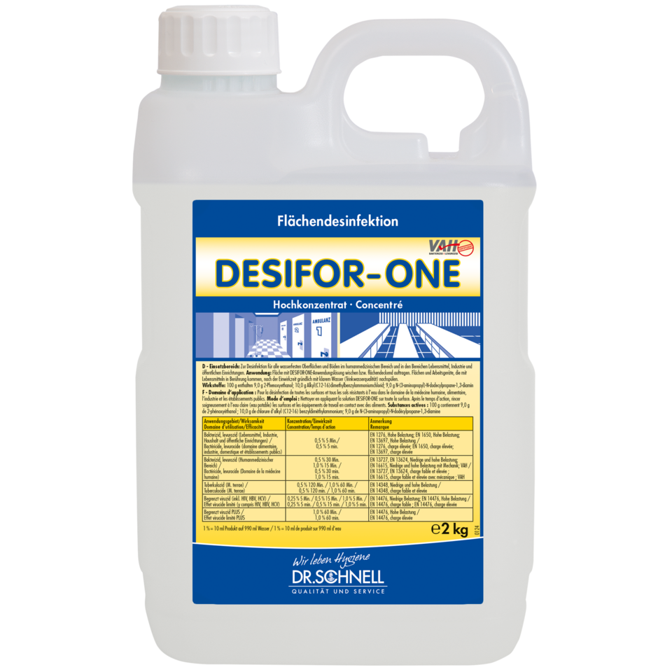 Dr. Schnell Desifor-One Flächendesinfektion, begrenzt viruzid PLUS-4