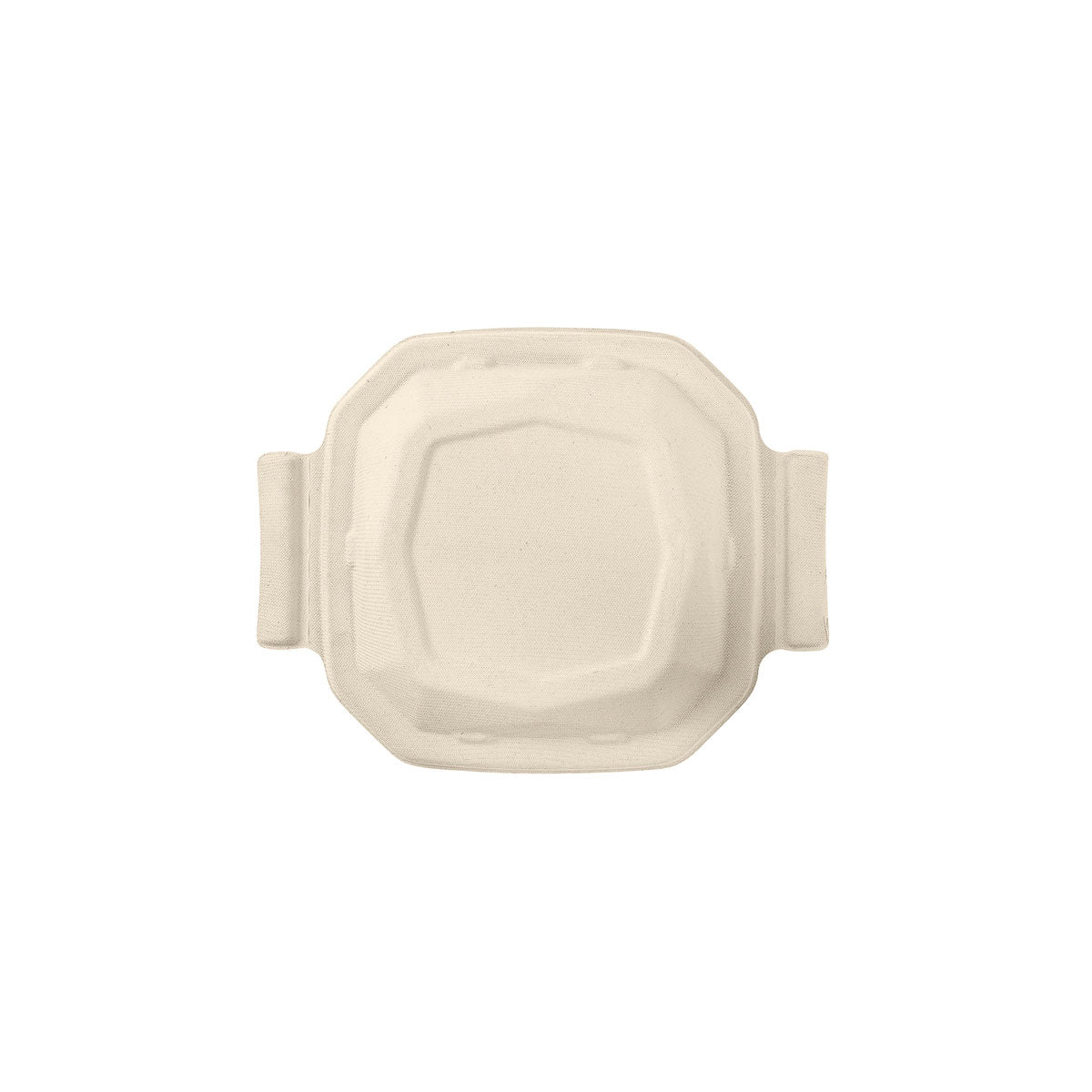 Octabagasse Deckel 650 / 900 ml  Braun Bagasse 244x192x32 | Packung (50 Stück)
