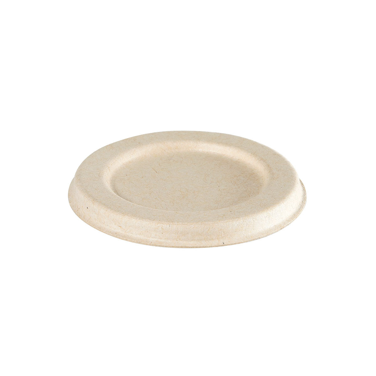 Deckel Dressingbecher 30 / 60 ml - coated  Weiß Bagasse PBAT/PLA-coated 65x65x8 | Packung (150 Stück)-zoom-1