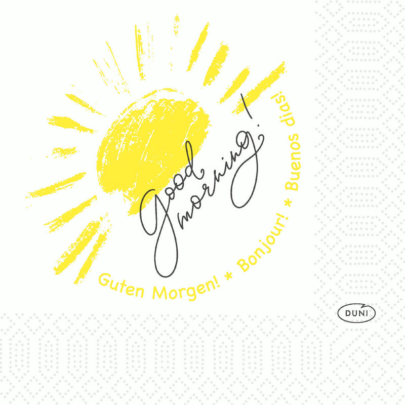 Zellt.-Servietten 24x24 cm, 3-lagig, Love Mornings | Packung (250 Servietten)-zoom-