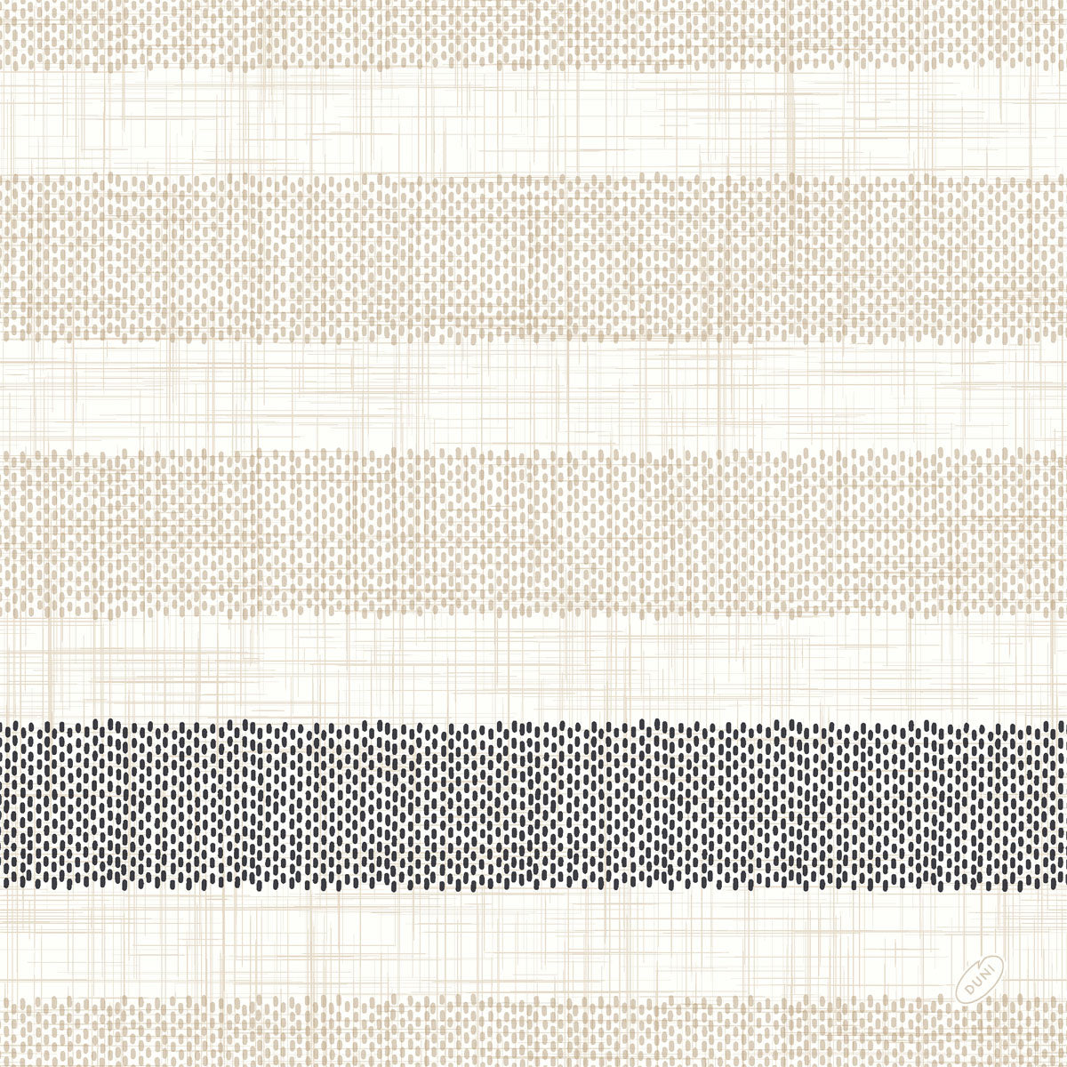Dunilin Servietten 40x40 cm, Rigato schwarz - Hochwertige Tischdeko | Packung (45 Servietten)-1