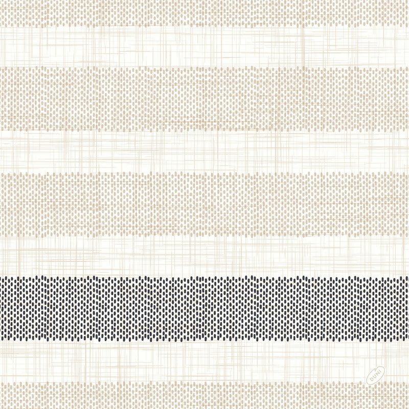 Dunilin Servietten 40x40 cm, Rigato schwarz - Hochwertige Tischdeko | Packung (45 Servietten)-zoom-