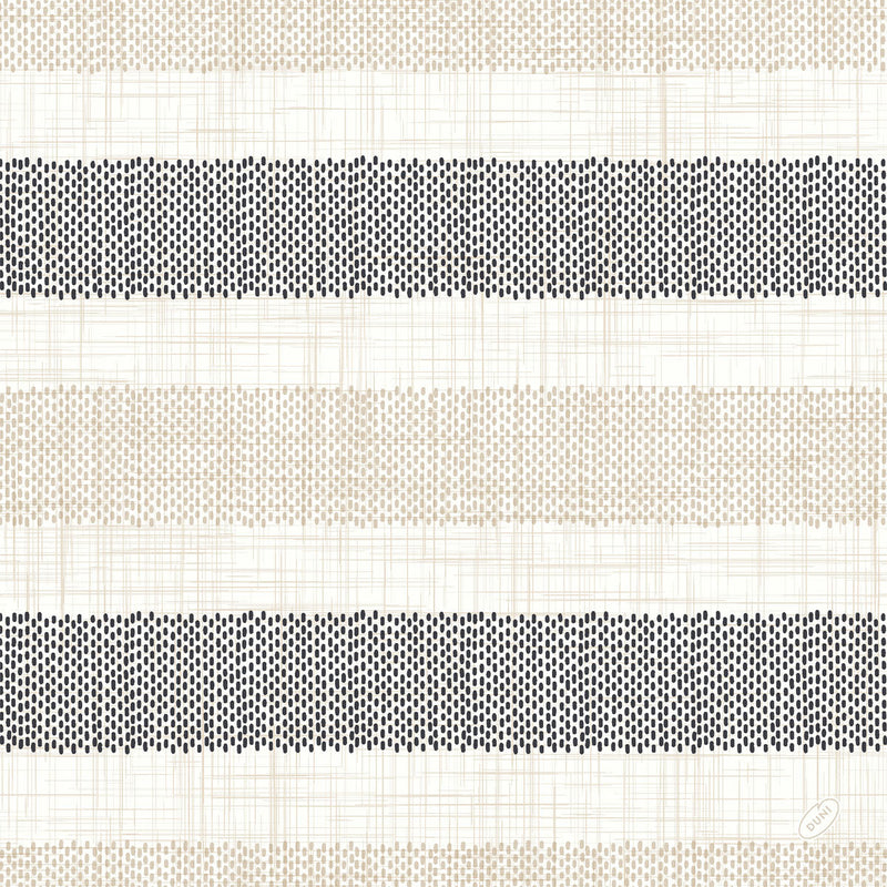 Zellt Servietten 40x40 cm Klassik Rigato schwarz  | Packung (50 Servietten)-zoom-