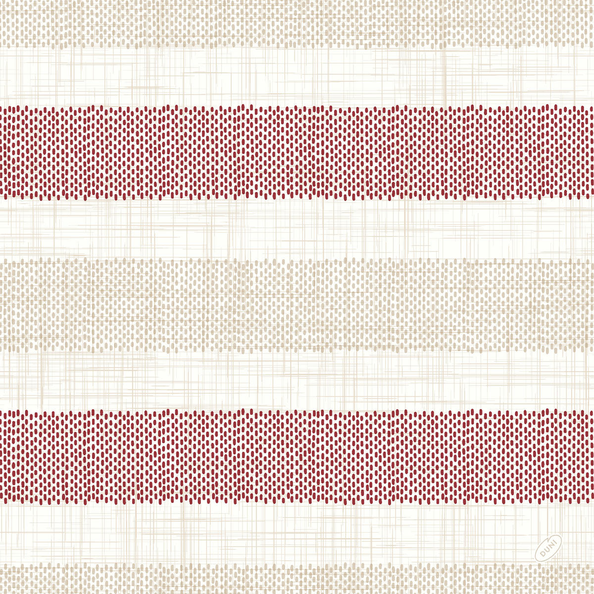 Zellt Servietten 40x40 cm Klassik Rigato bordeaux  | Packung (50 Servietten)-1