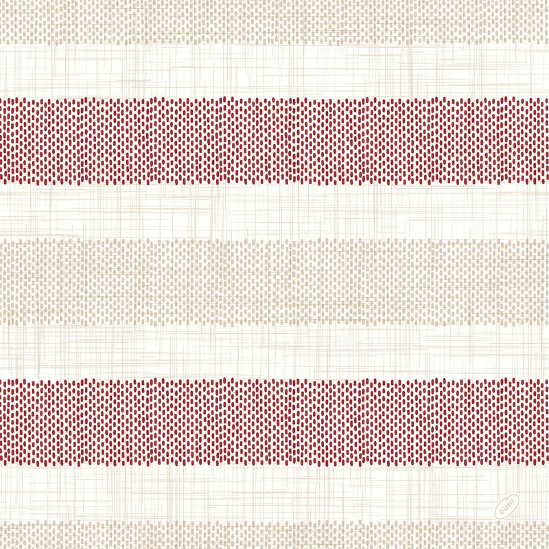 Zellt Servietten 40x40 cm Klassik Rigato bordeaux  | Packung (50 Servietten)-zoom-