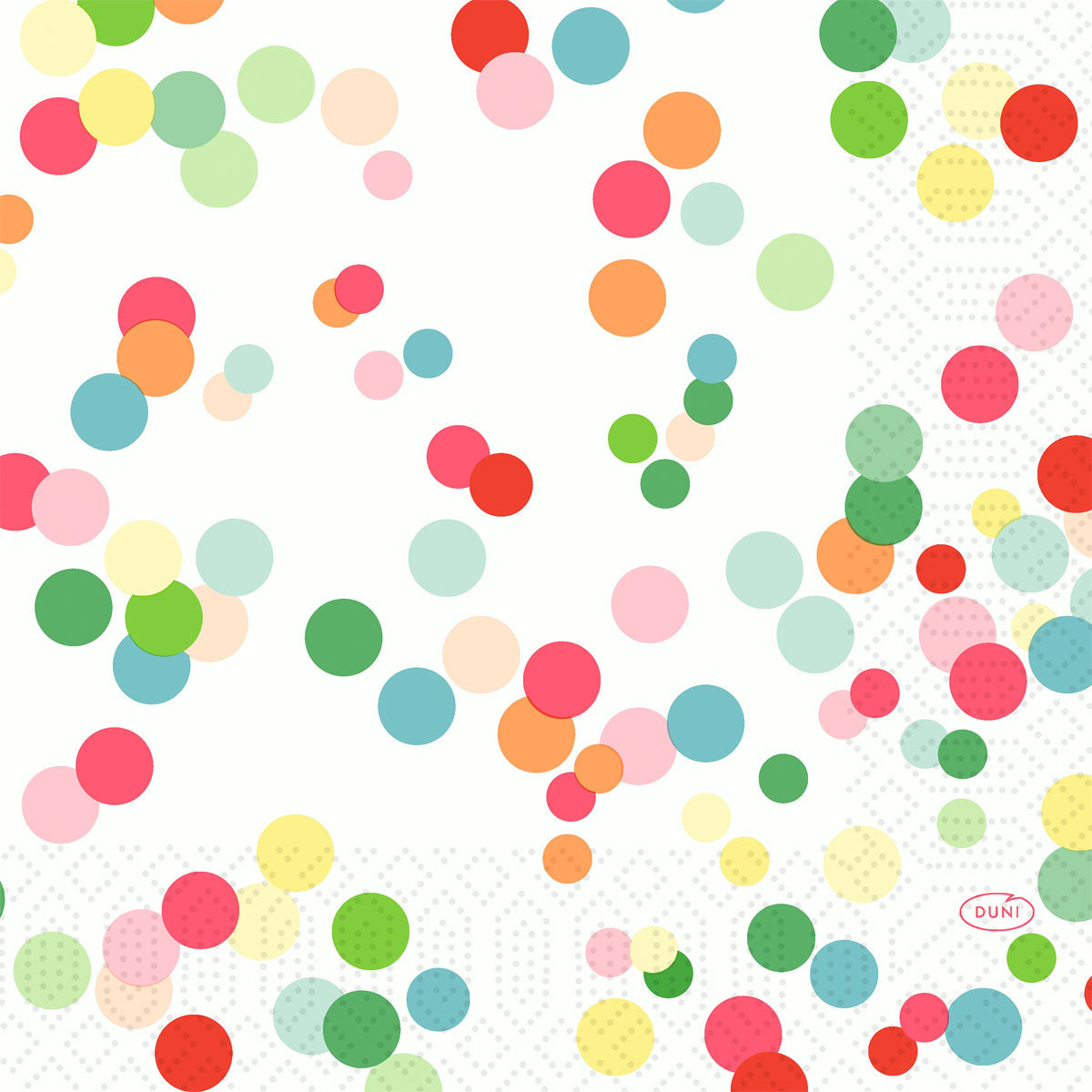 Zellt.-Servietten 33x33 cm, 3-lagig, Happy Bubbles  | Packung (50 Servietten)-1