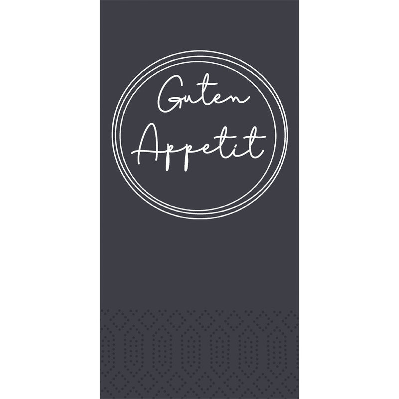 Zellt.-Serv. 33 cm 2-lagig 1/8-Falz Appetit schwarz Servietten | Packung (300 Servietten)-zoom-