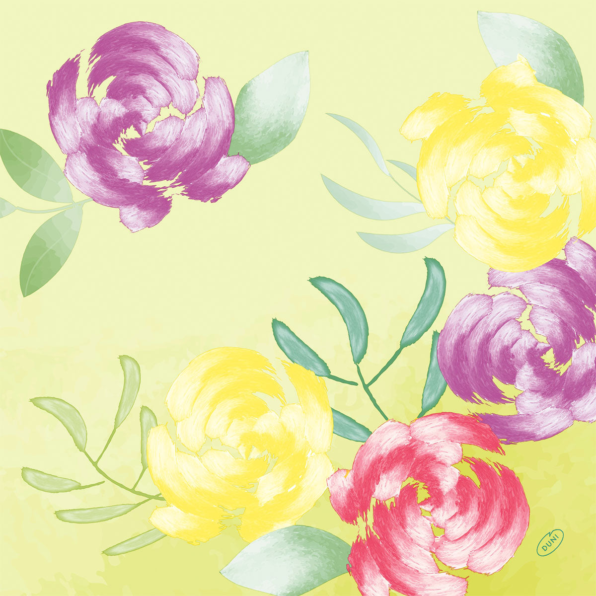 Servietten 40x40 cm 4-lagig Klassik Soft Tropics Papierservietten | Packung (50 Stück)-1