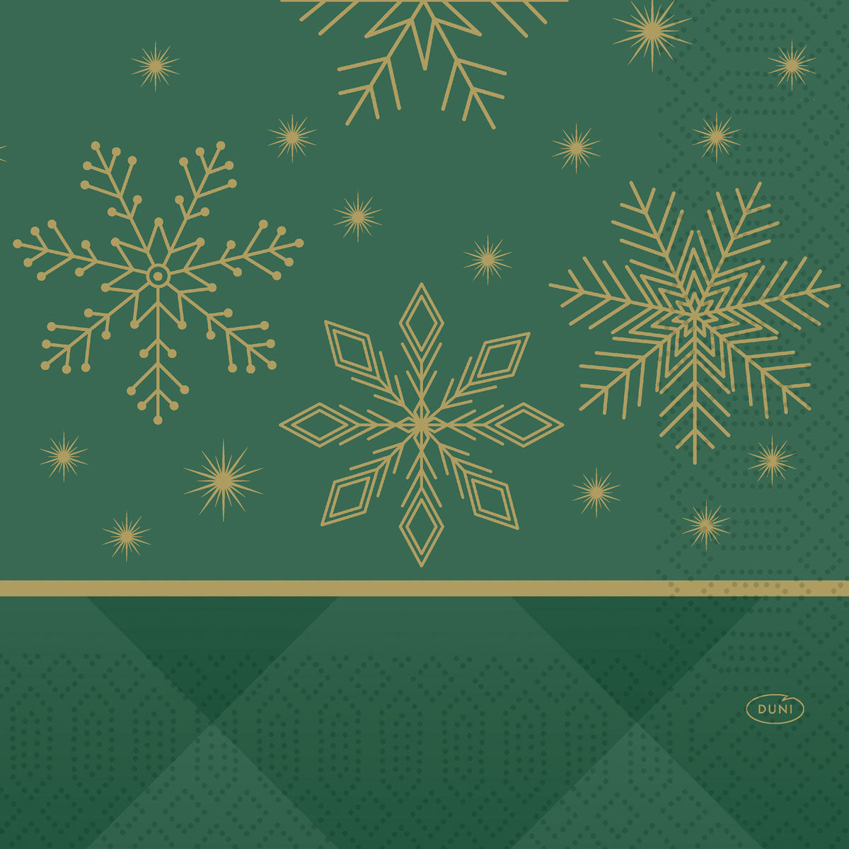 Servietten 33x33 3-lagig 1/4 Rhombus green | Packung (250 Stück)