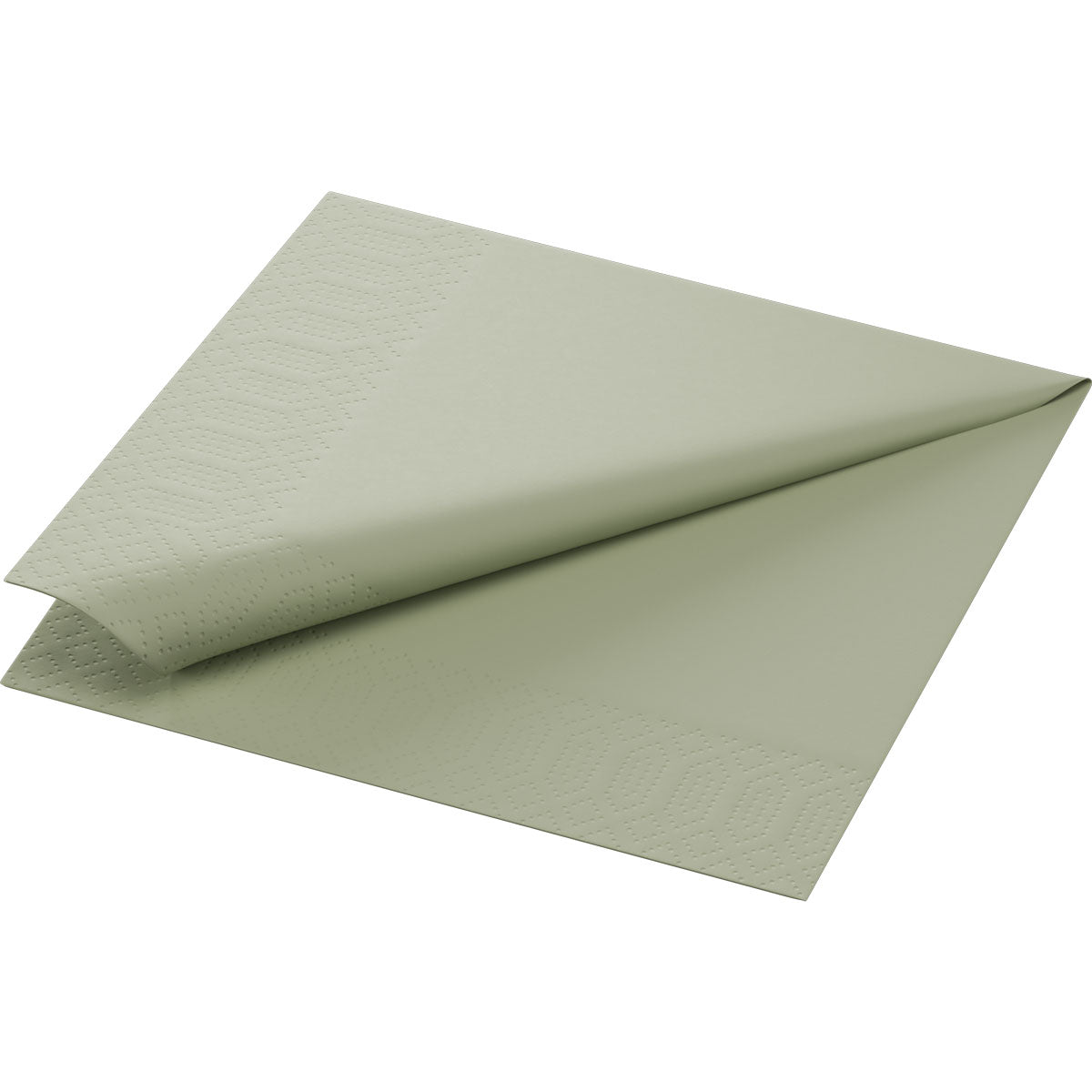 Zellt.Serv.33x33 3lg. 1/4 pistachio green - Hochwertige Servietten | Packung (250 Stück)-1