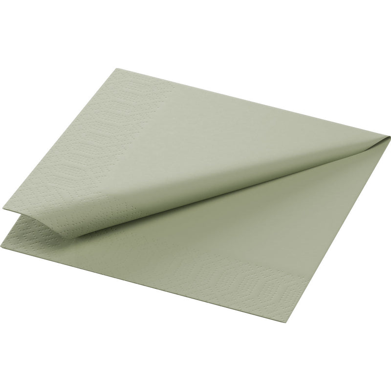 Zellt.-Serv.24x24 3lg. 1/4 pictachio green - Hochwertige Papierservietten | Packung (250 Stück)-zoom-