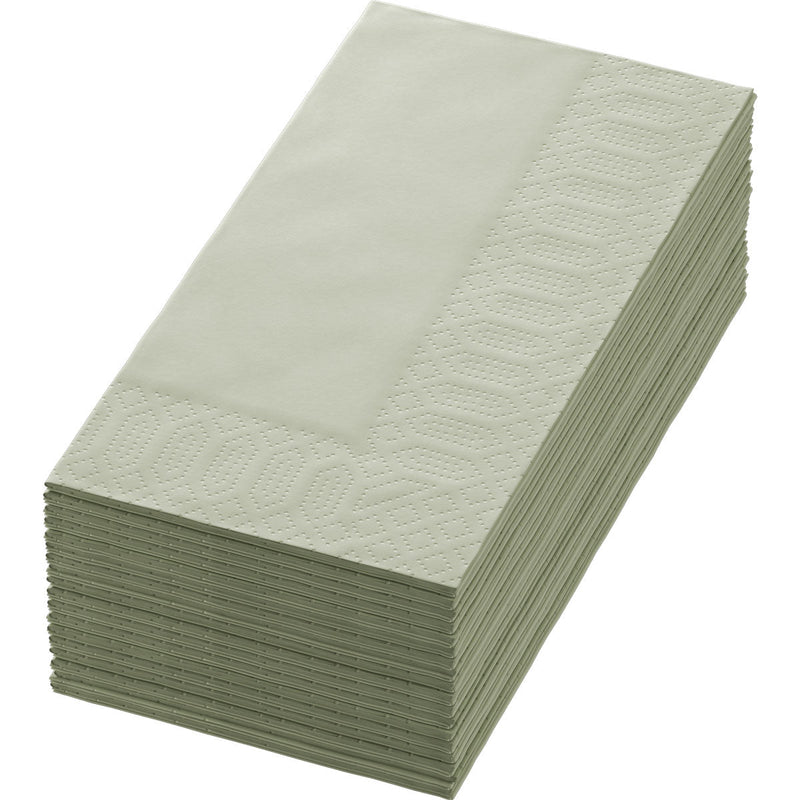 Zellt.Serv.40x40 3lg 1/8 BF. pistachio green - Hochwertige Servietten | Packung (250 Stück)-zoom-