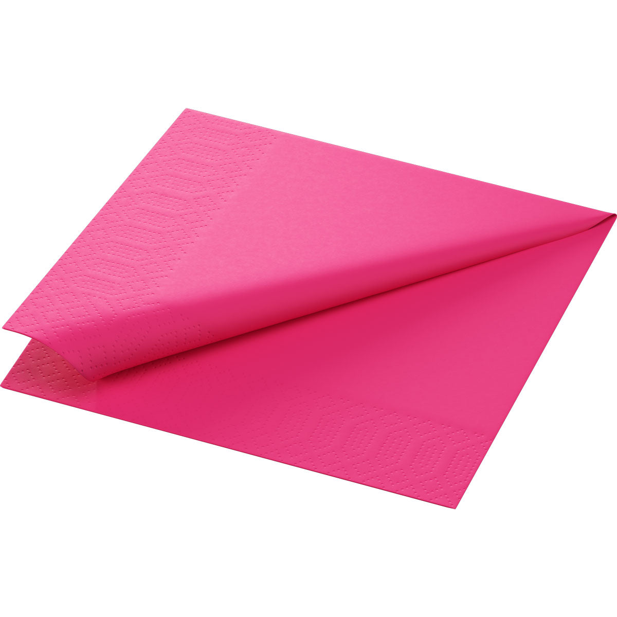 Zellt.Serv.33x33 3lg. 1/4 fuchsia Papierservietten | Packung (50 Stück)-1