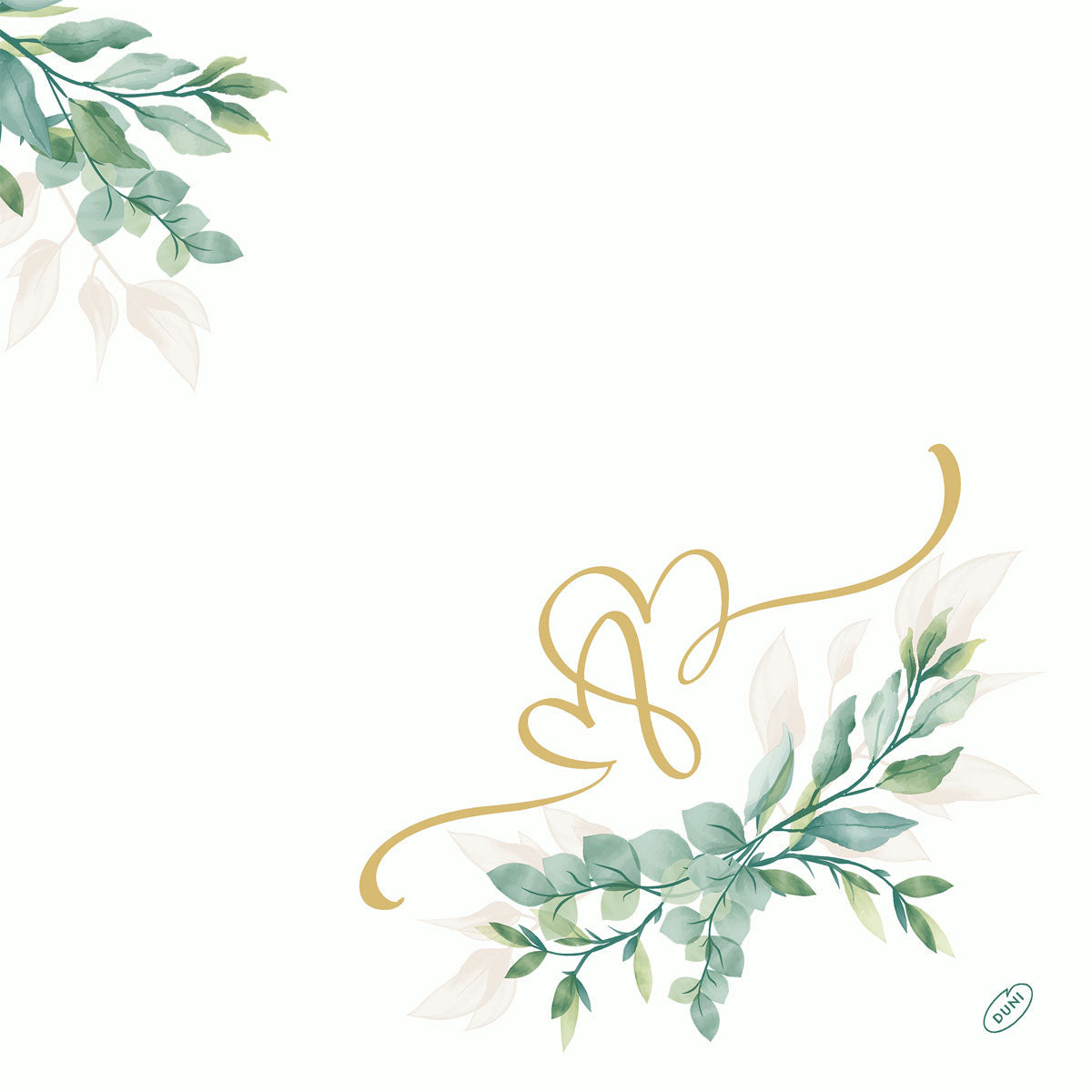 Dunilin Servietten 40x40 cm Love Hearts - Dekorative Papierservietten | Packung (45 Stück)-zoom-1