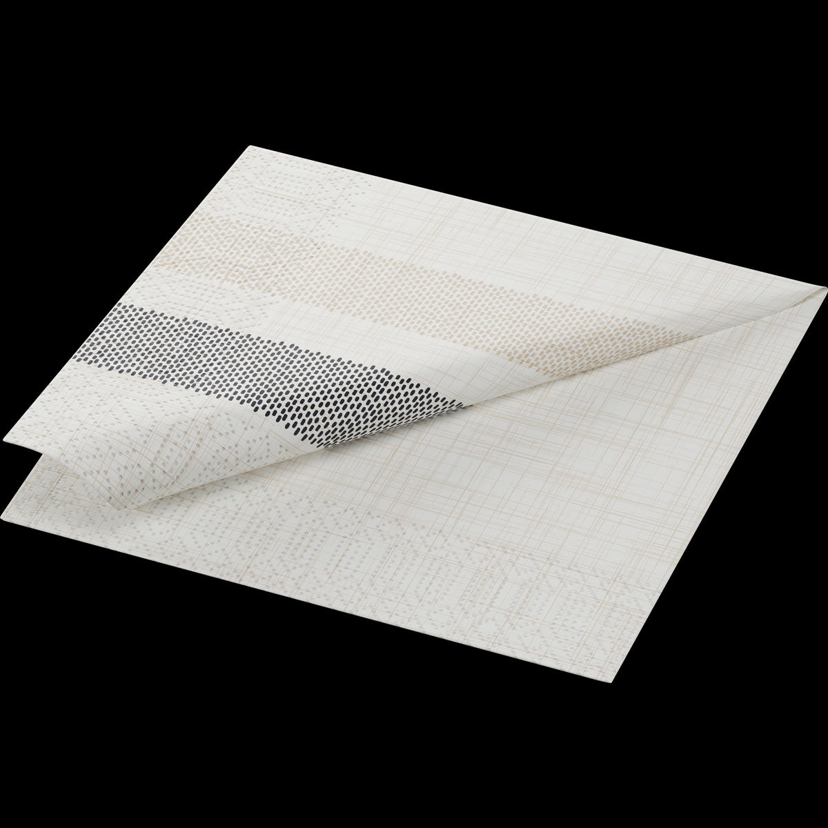 Dispenser-Serv 33x33 Rigato black - Servietten für Gastronomie | Packung (300 Stück)-1