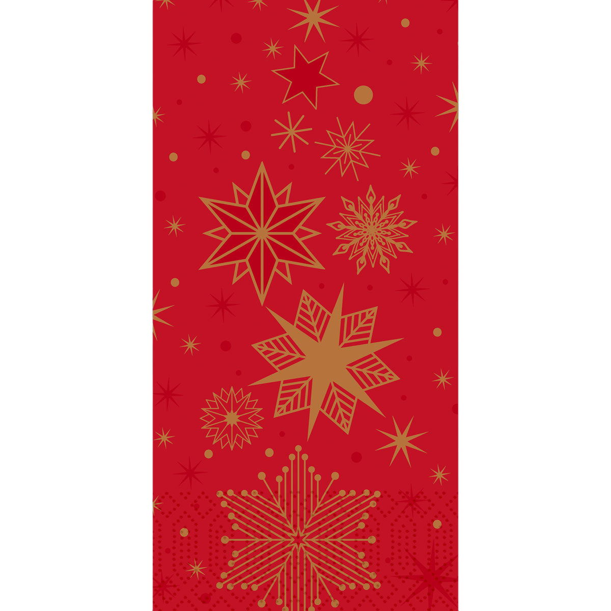 Duni Servietten 3-lagig, 40x40 cm, rot, "Stargazing" | Packung (250 Stück)-zoom-1