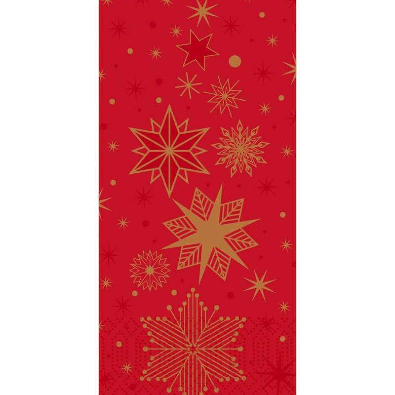 Duni Servietten 3-lagig, 40x40 cm, rot, "Stargazing" | Packung (250 Stück)-zoom-