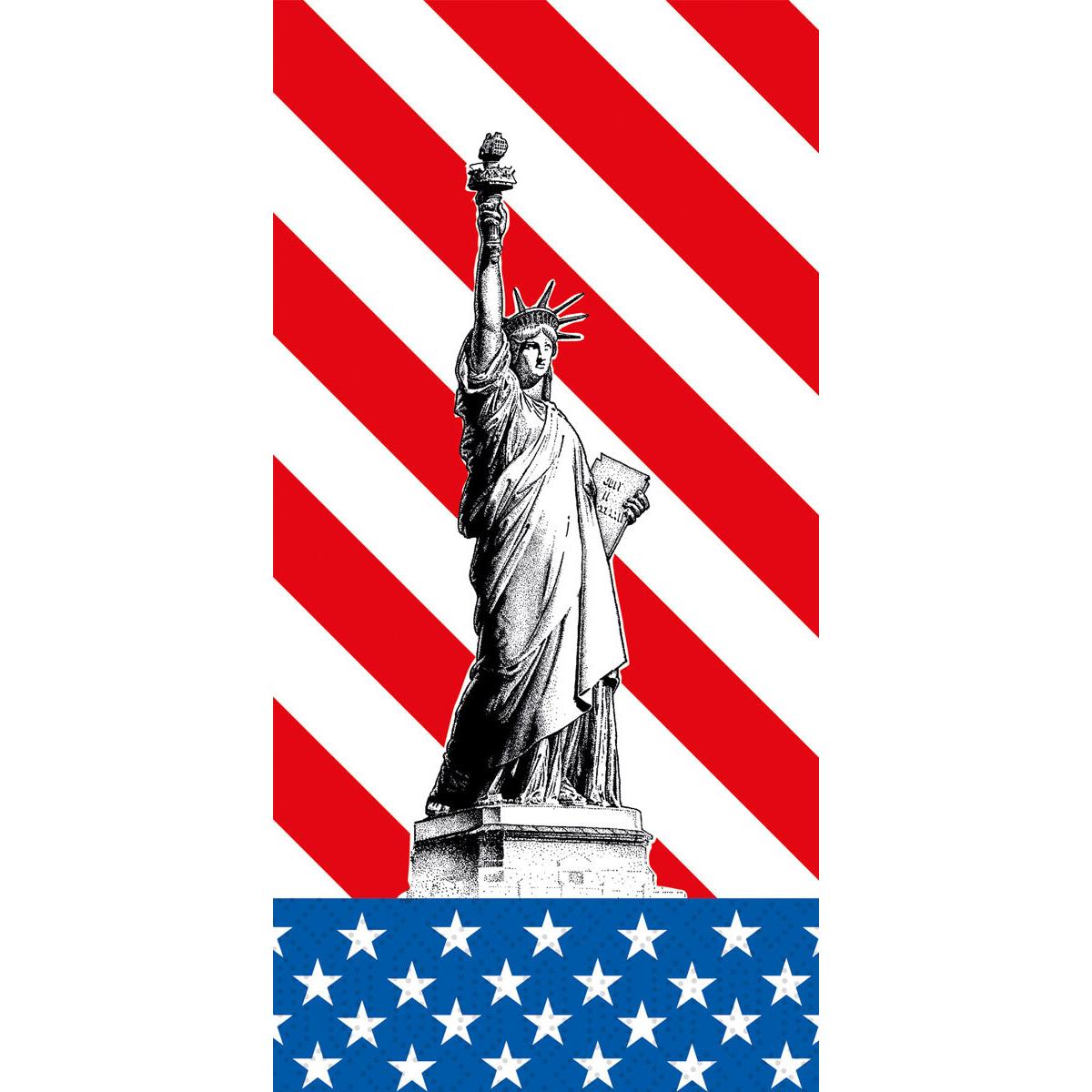 Zellstoff Servietten 40x40 cm 2-lagig 1/8-Falz USA  | Packung (300 Servietten)-1