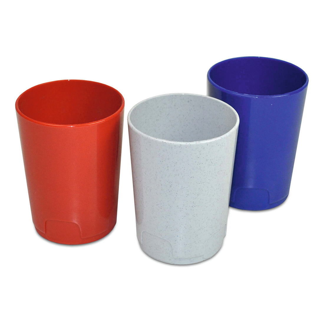 Nölle Profi Brush Zahnputzbecher aus Kunststoff, farbig sortiert | 1 Stück