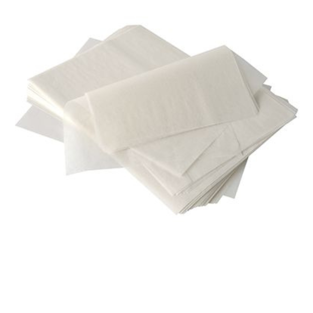 PAPSTAR Sahneabdeckpapier "pure" 32x22 cm, weiß, Palmwachsbeschichtung | Spenderkarton (1000 Stück)-1