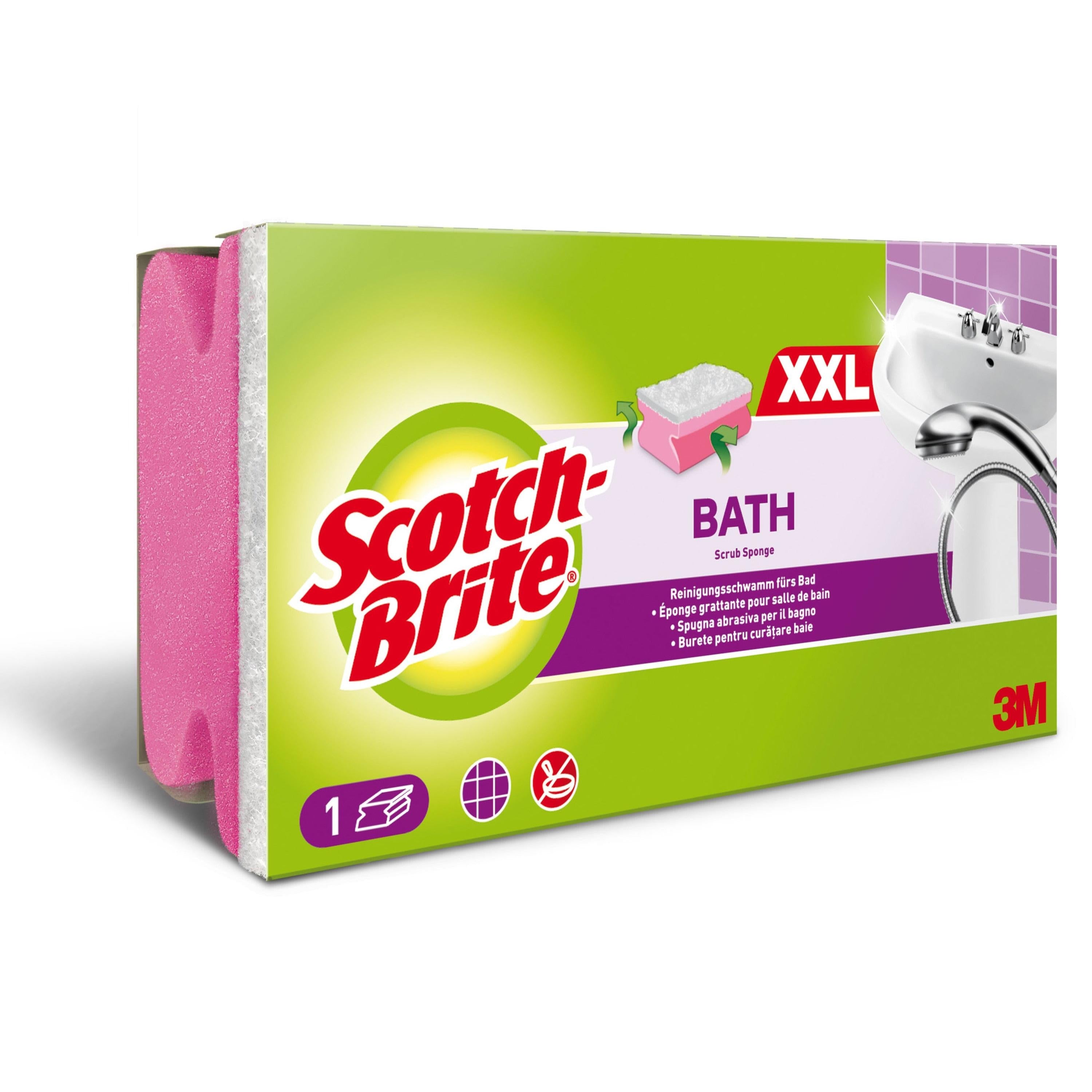 Scotch-Brite® Bath Griffschwamm XXL für das Bad, 1 Stück pro Packung | Packung (1 Stück)-zoom-1