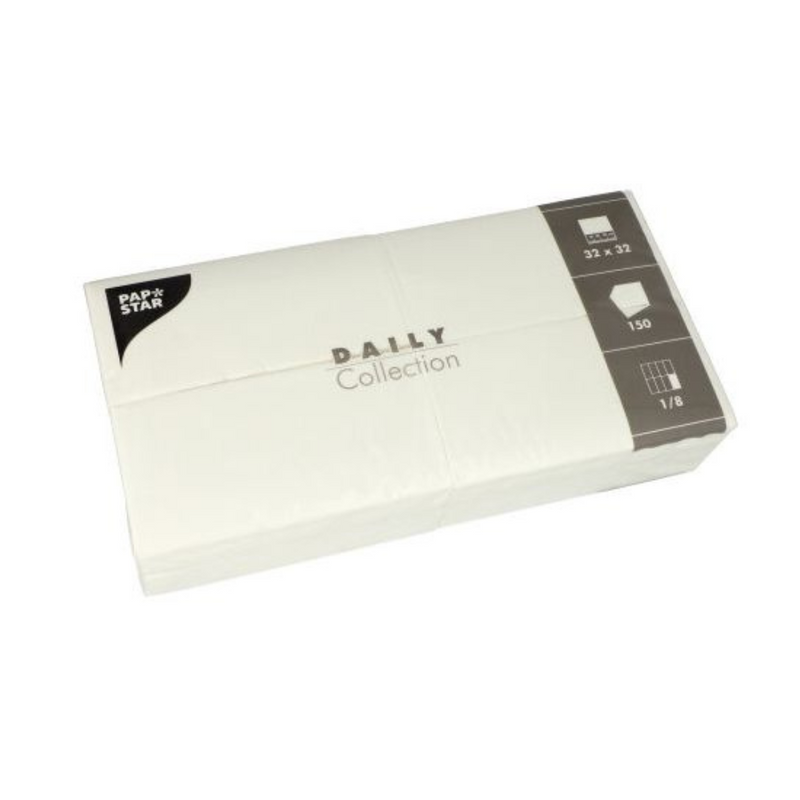 PAPSTAR Servietten "DAILY Collection" 1/8-Falz 32 cm x 32 cm-zoom-