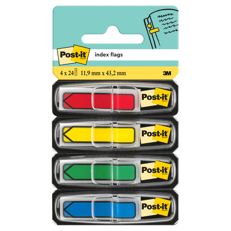 Post-it® Index Pfeile, 11,9 mm x 43,2 mm, 24 Haftstreifen/Spender-zoom-