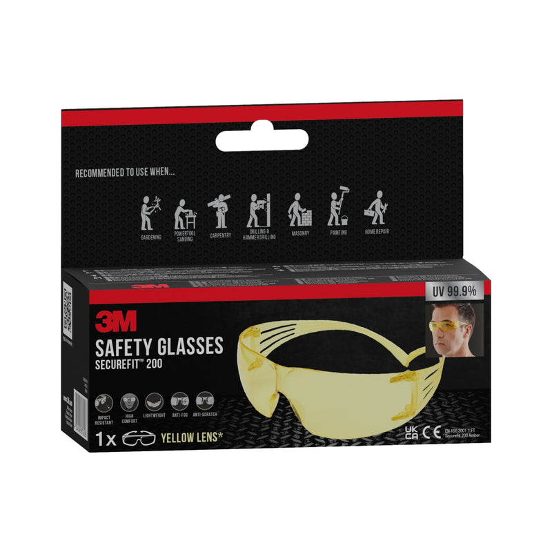 3M™ SecureFit™ Schutzbrille 200-zoom-