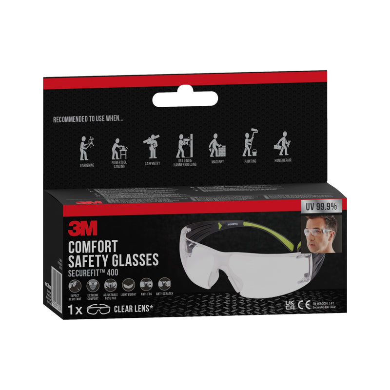 3M™ SecureFit™ Schutzbrille 400-zoom-
