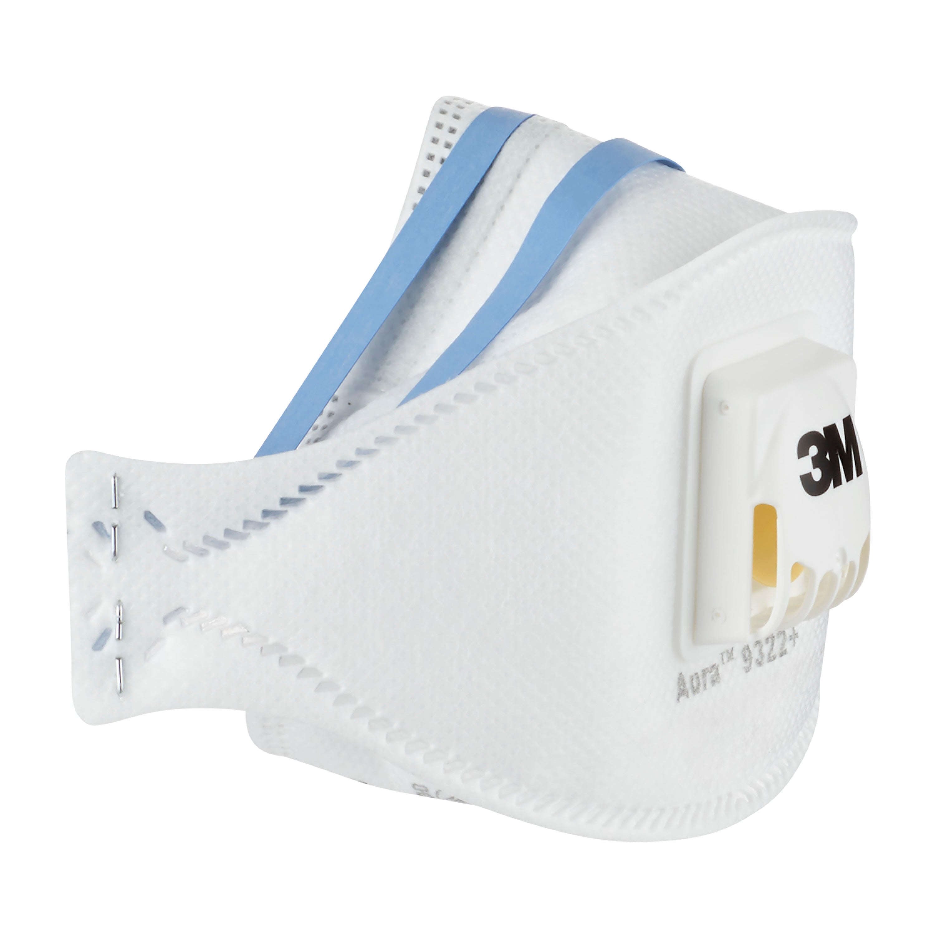 3M™ Aura™ Comfort Cool Flow™ Partikelmaske 9322+, FFP2, mit Ventil-zoom-25