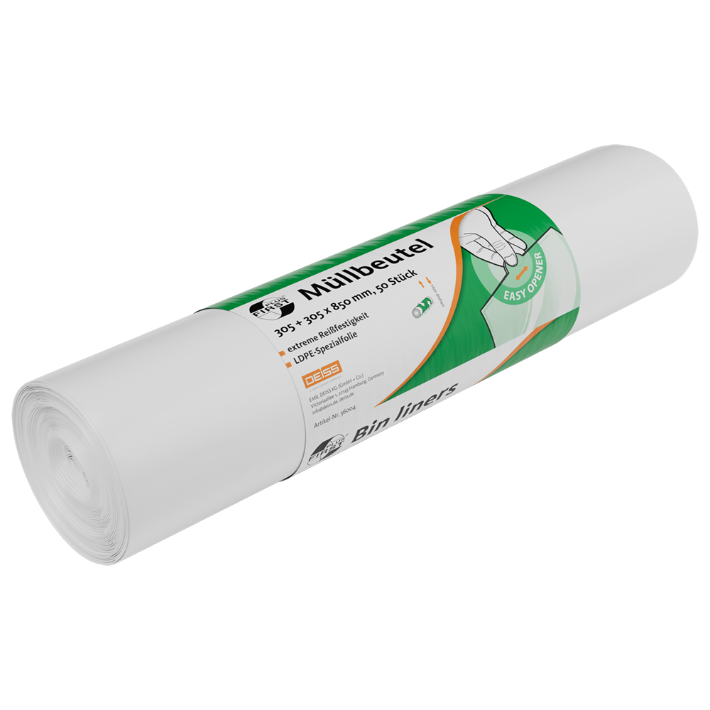 DEISS 36004 - 305+305x850 mm weiss | Packung (50 Stück)-zoom-1