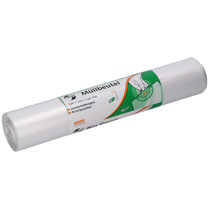 DEISS 39001 - 320+320x740 mm transparent | Packung (50 Stück)-zoom-