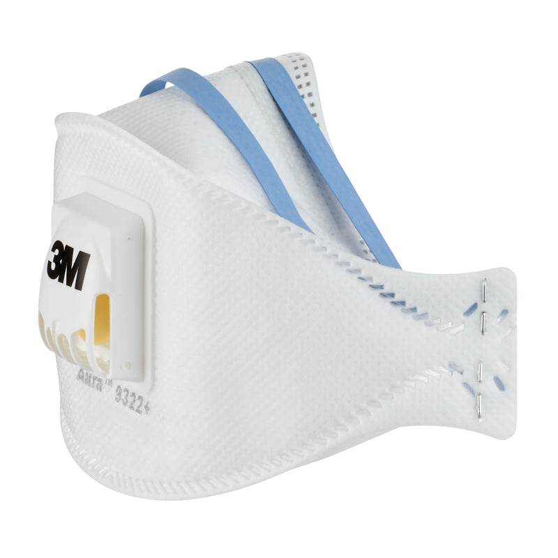 3M™ Aura™ Comfort Cool Flow™ Partikelmaske 9322+, FFP2, mit Ventil-zoom-