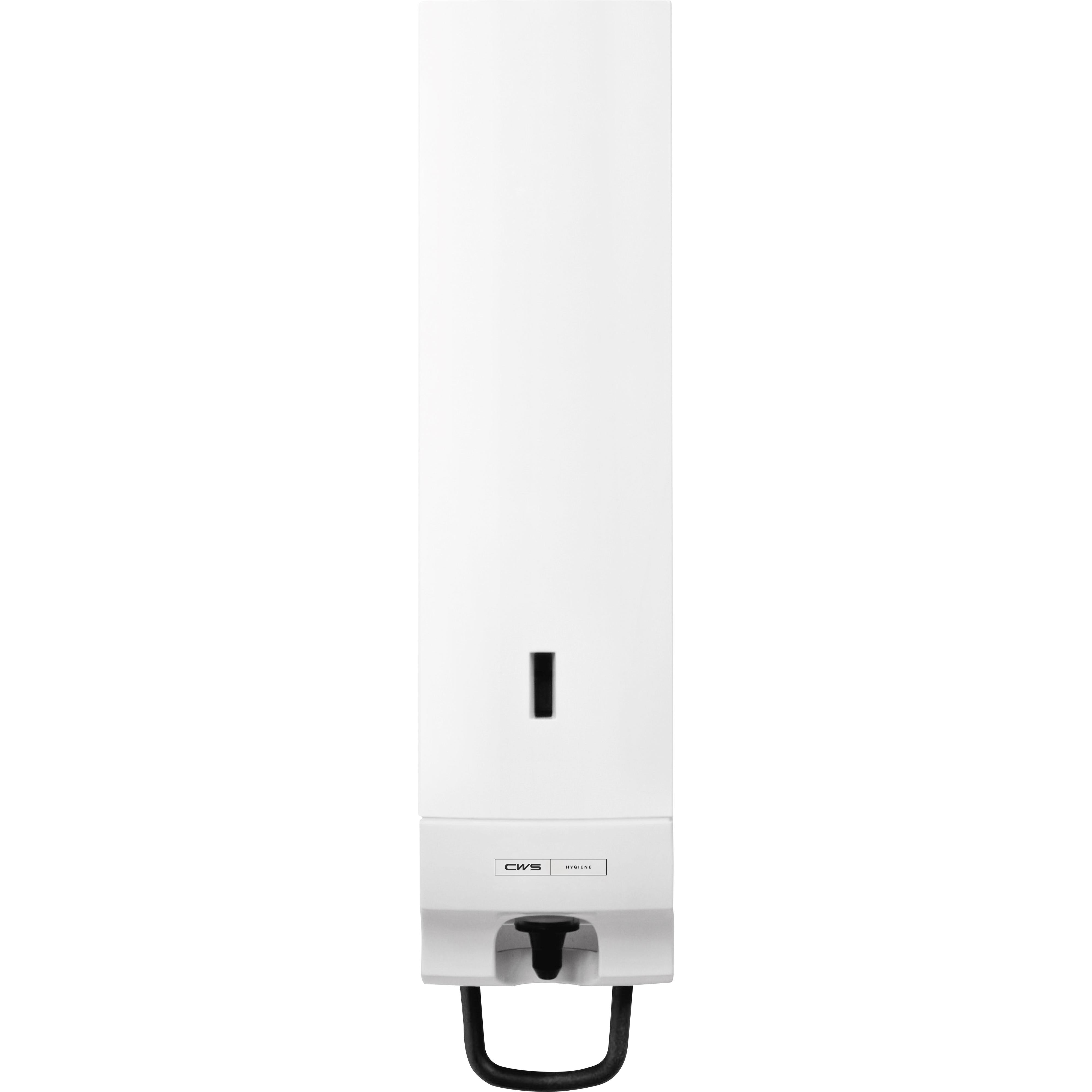 CWS ParadiseLine Seifenschaumspender Foam Slim inklusive Panel Weiß | 1 Stück