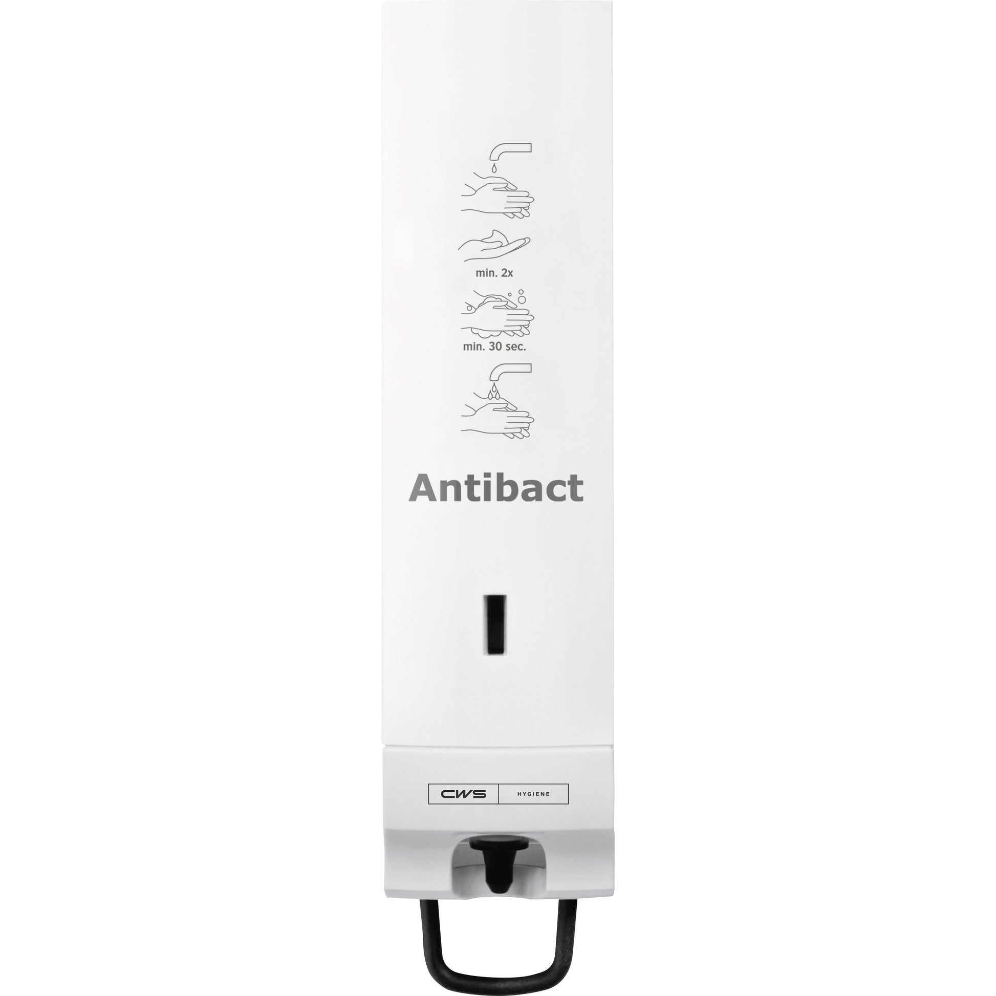 CWS ParadiseLine Seifenschaumspender Antibact Slim - vormontiert mit Panel weiß | 1 Stück-1
