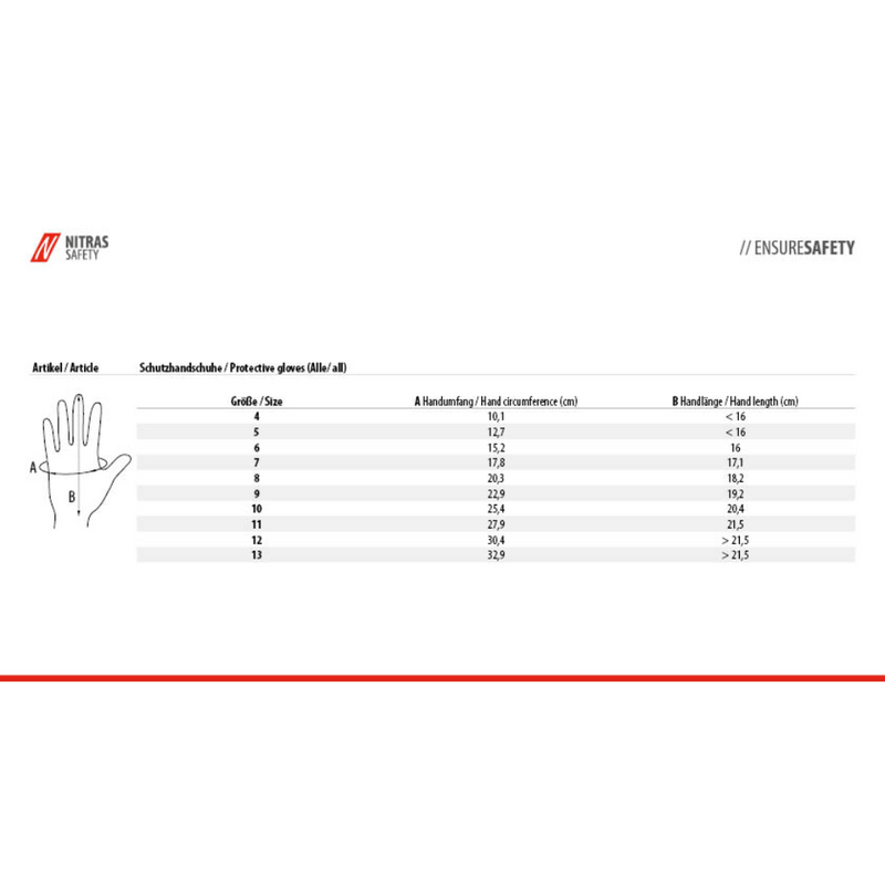 NITRAS SKIN FLEX Strickhandschuhe, Spezial-Stretch-Strick, grau, teilbeschichtet-zoom-