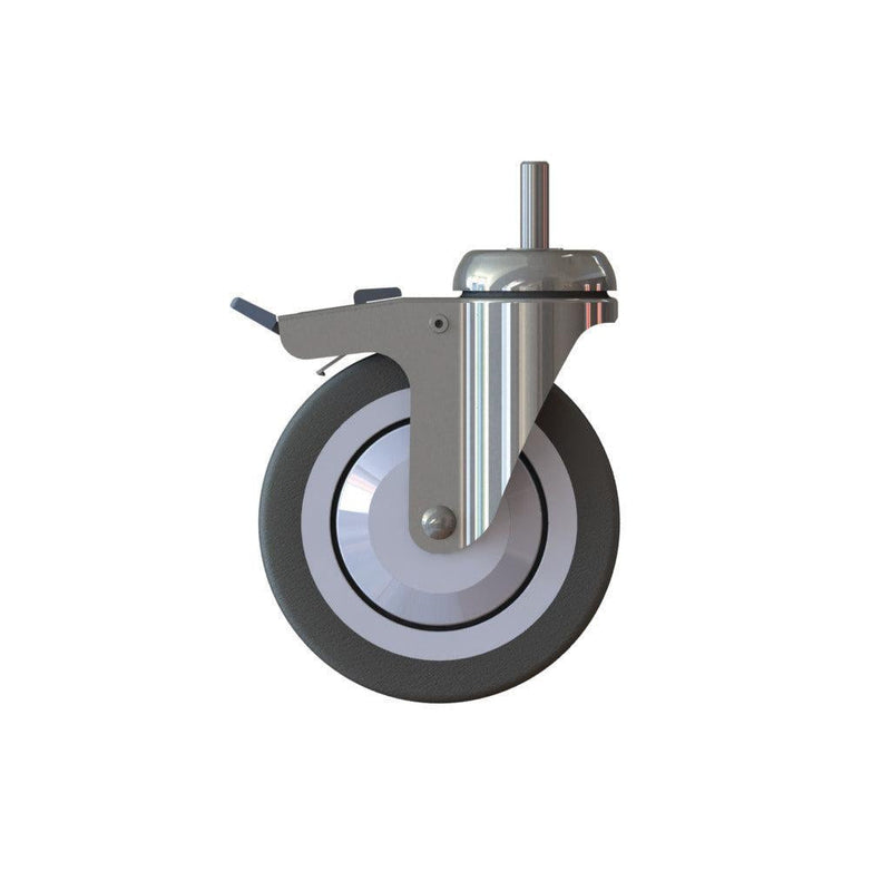 TASKI Trolley Rad - Standard. mit Bremse, Standard-Rad für den TASKI Trolley, lenkbar, 125mm, mit Bremse | Packung (1 Stück)-zoom-