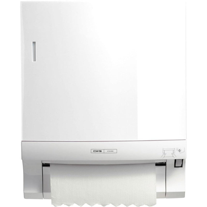 CWS ParadiseLine Rollenpapierhandtuchspender Paperroll inklusive Panel Weiß | 1 Stück-zoom-