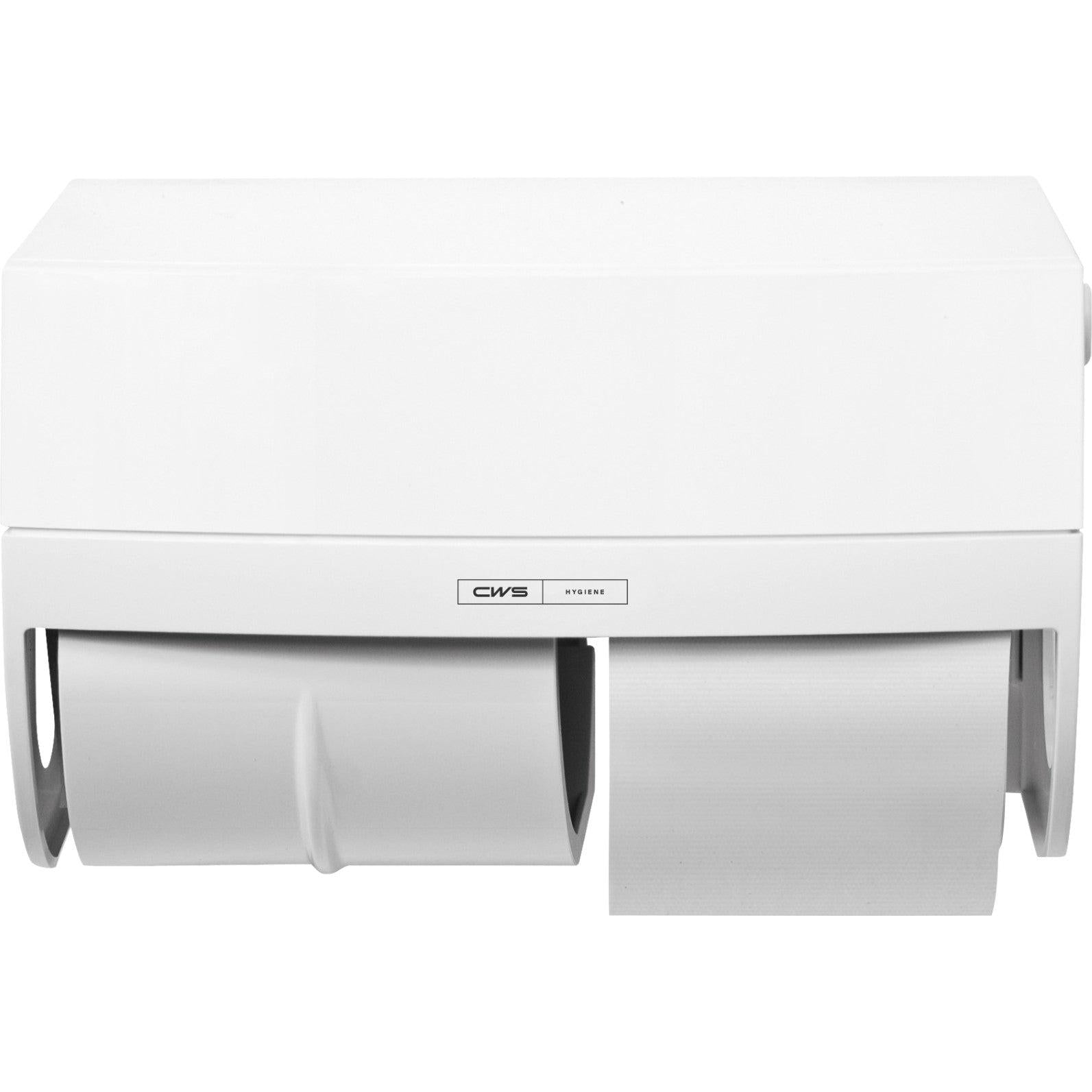 CWS ParadiseLine Toilettenpapierspender Toiletpaper inklusive Panel Weiß | 1 Stück-3