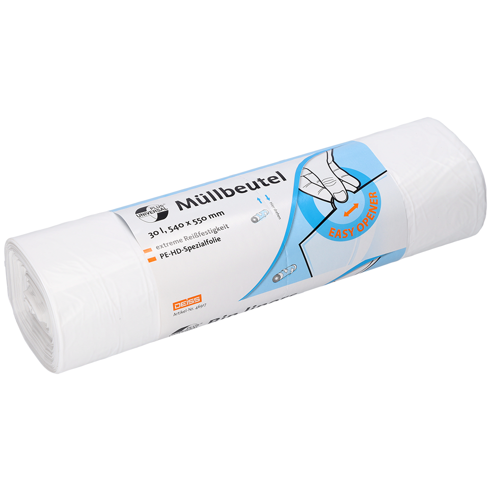 DEISS 46917 - 540x550x0,015 mm weiss | Rolle (100 Stück)