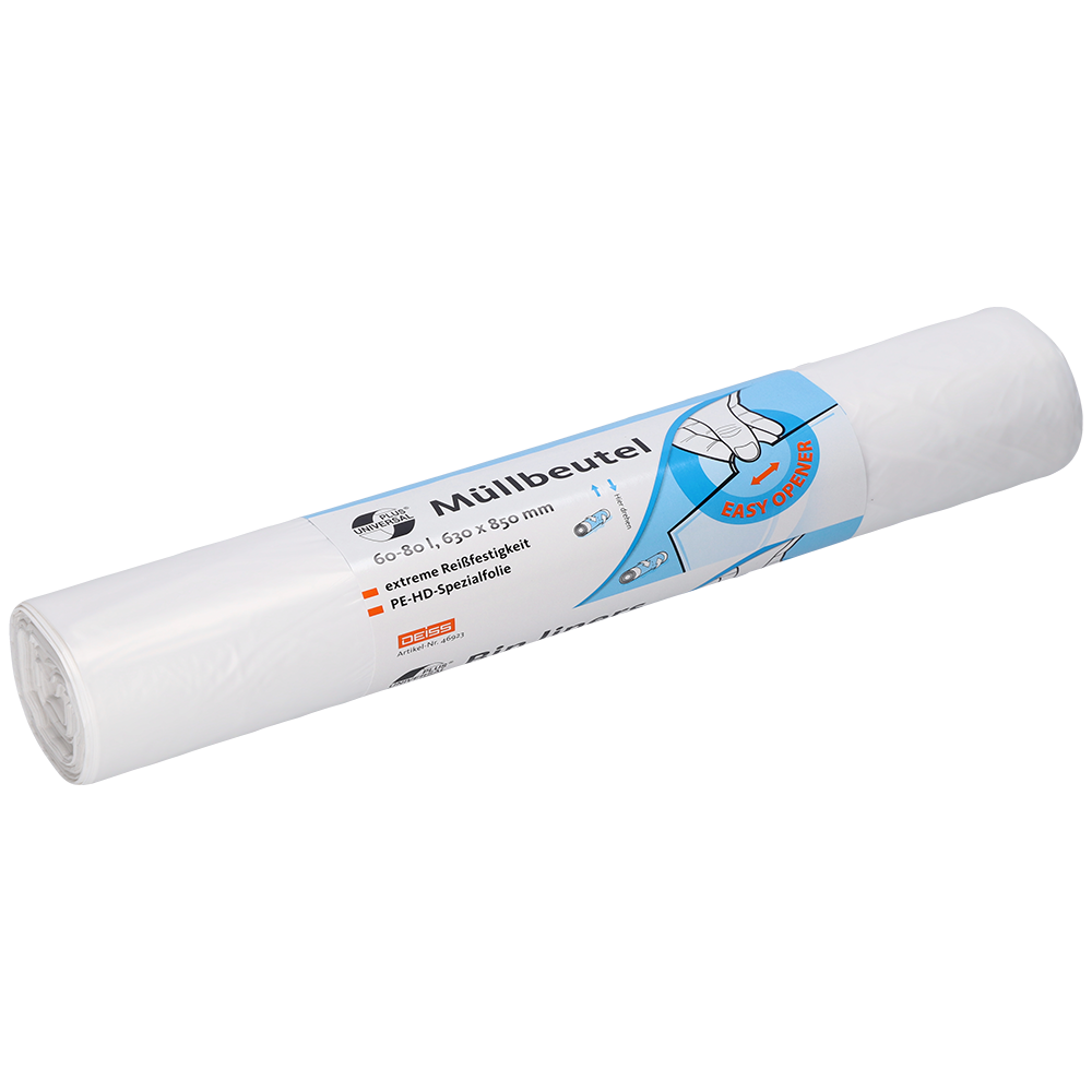 DEISS 46923 - 630x850x0,01 mm weiss | Packung (50 Stück)