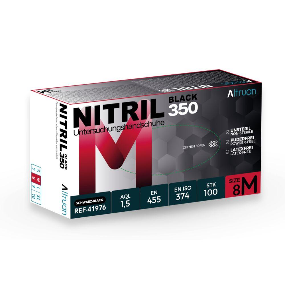 Altruan Nitril 350 Black, Einmalhandschuhe, schwarz-zoom-2