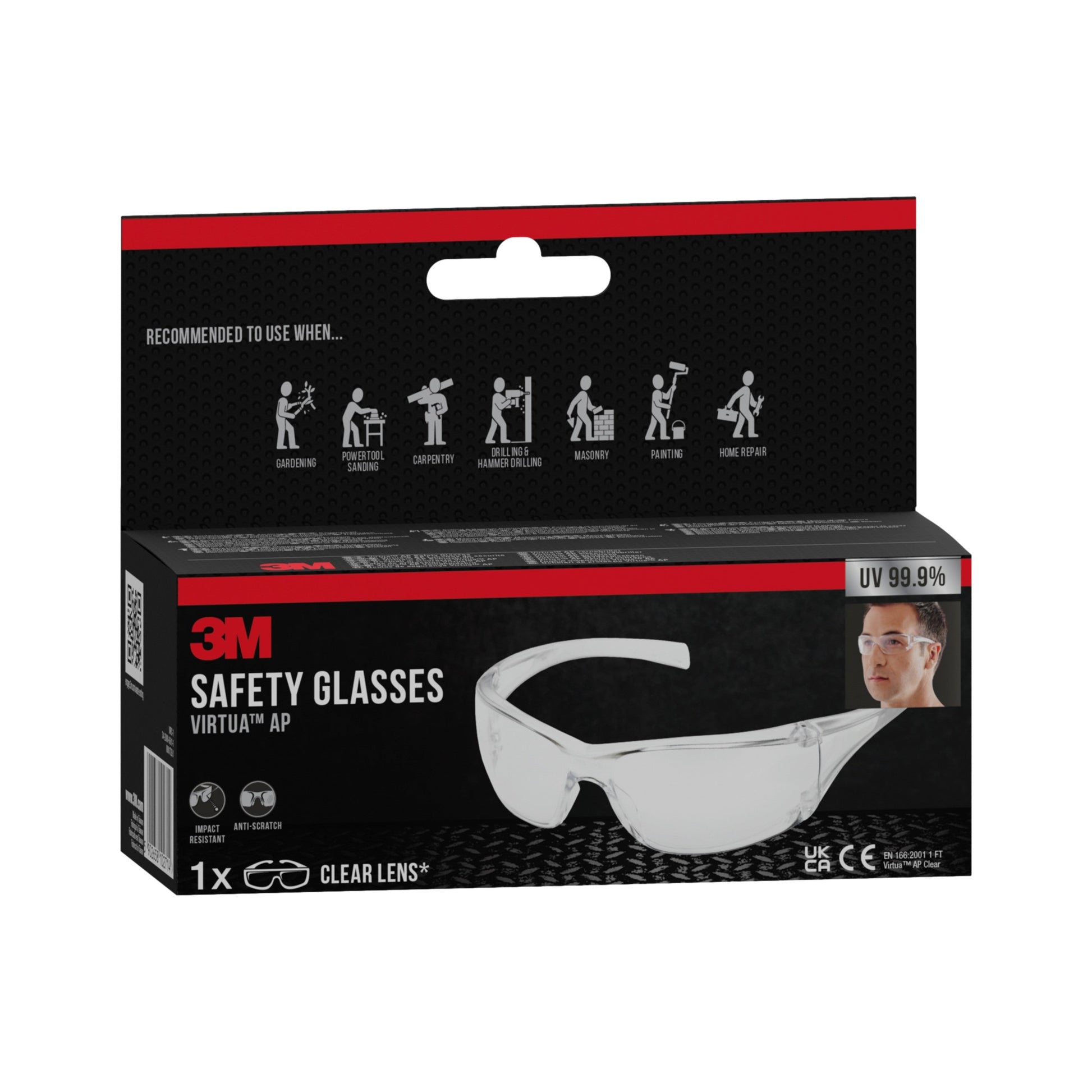 3M™ Virtua™ Schutzbrille AP, Klarsichtscheibe | Packung (1 Stück)-9