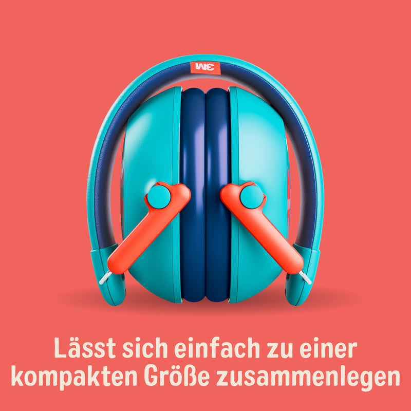 3M™Gehörschutz für Kinder mit Gehörschutz PKIDSP-TEAL-E, türkis (87-98 dB) | Packung (1 Stück)-zoom-