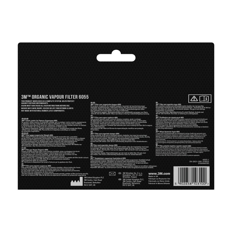 3M™ Filtersatz 6004-1SP, ABEK1P3 Kombinationsfilter (2x6059, 2x5935, 2x501) | Packung (1 Stück)-zoom-