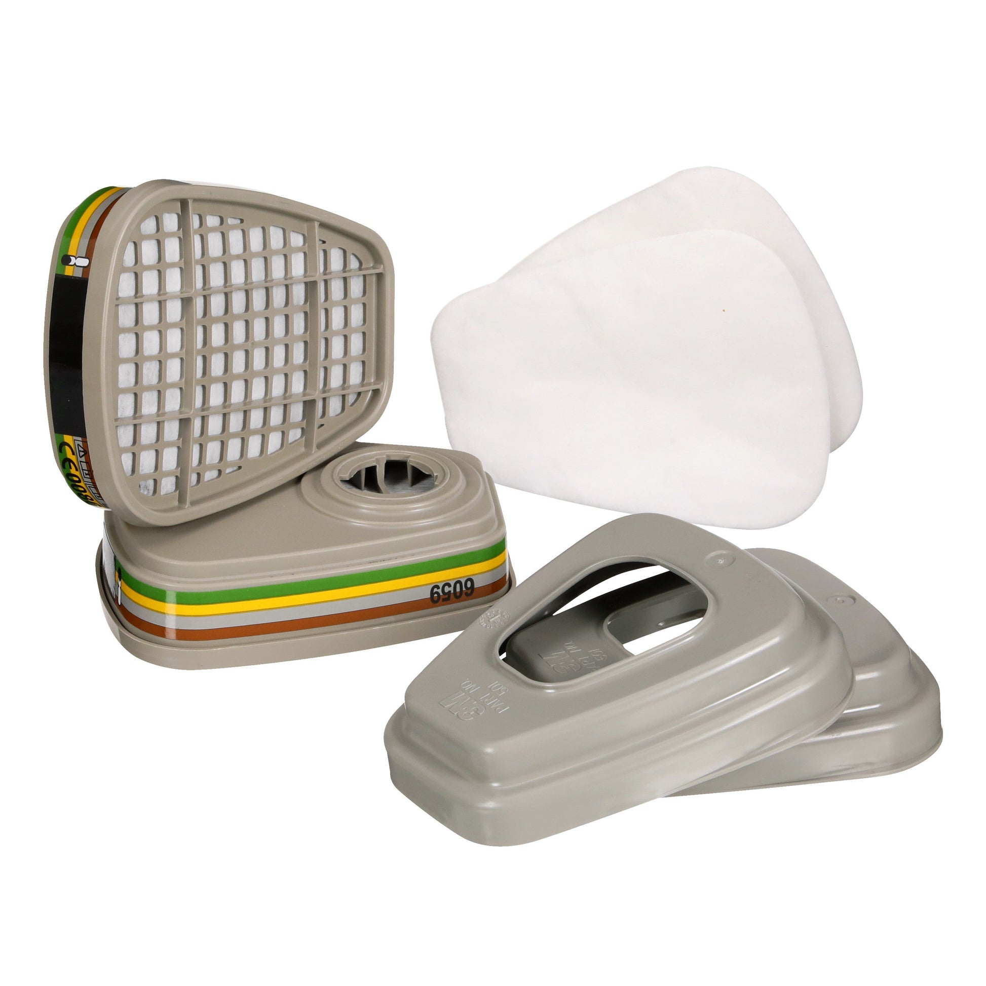 3M™ Filtersatz 6004-1, ABEK1P3 Kombinationsfilter (2x6059, 2x5935, 2x501) | Packung (1 Stück)-8