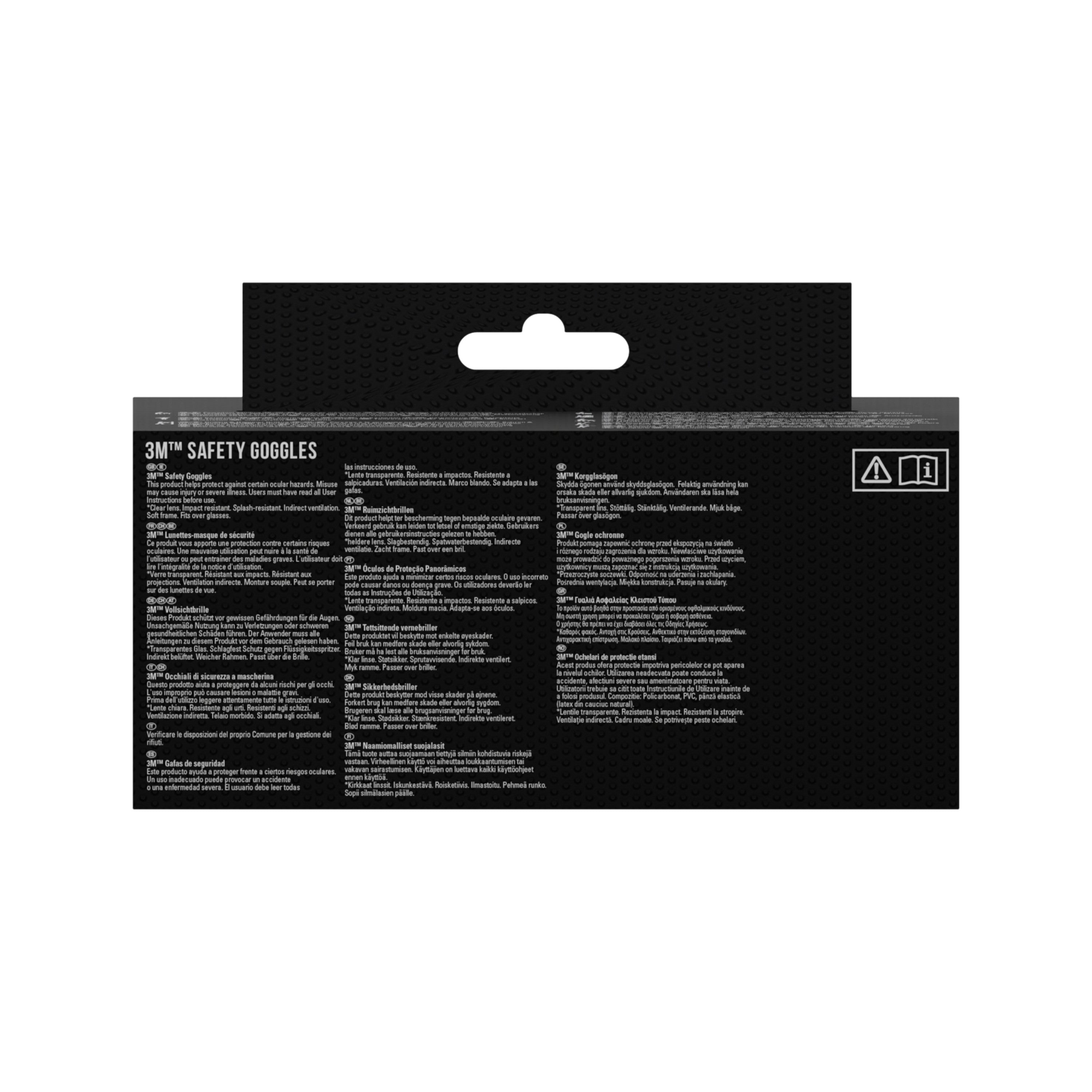 3M™ Classic Schutzbrille 4800, indirekt belüftet, Klarsichtscheibe | Packung (1 Stück)-zoom-4