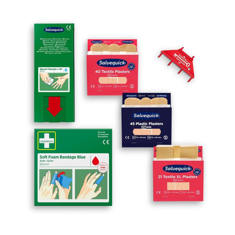 Cederroth first aid nachfüllpackung für cederroth wundpflegespender ref 51011006. | Karton (1 Packung)-1