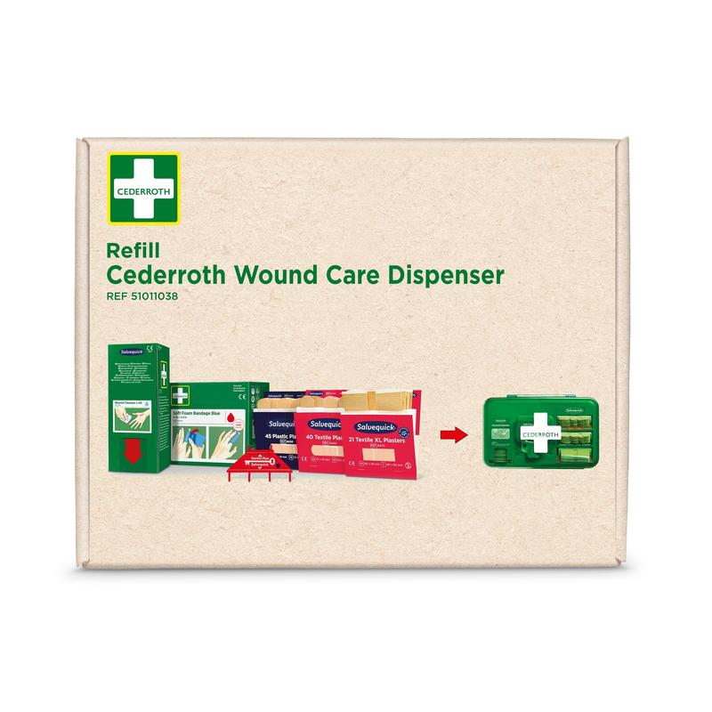 Cederroth first aid nachfüllpackung für cederroth wundpflegespender ref 51011006. | Karton (1 Packung)-2